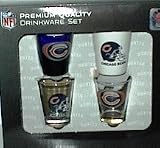 Chicago Bears Collector Shot Glass 4 Piece Set