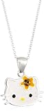 Hello Kitty Girl's Sterling Silver November Birthstone Pendant and Chain