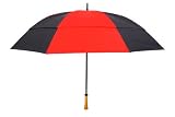 Leighton Tornado Windefyer Golf Umbrella-Red/Black