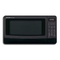 Sharp R-410LK Carousel 1-2/5-Cubic-Foot Family-Size Microwave Oven, Black