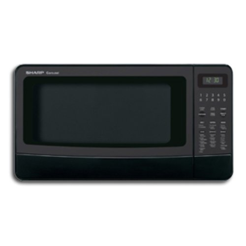 Sharp R-410LK Carousel 1-2/5-Cubic-Foot Family-Size Microwave Oven, Black