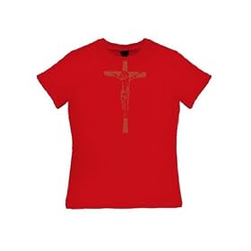 Christ On Cross - Womens Fit T-Shirt