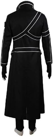 Kmvei Sword Art Online Kazuto Kirigaya Kirito Anime Cosplay Costume-Male-Large