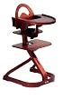 Svan High Chair in Mahogany Wood Stain