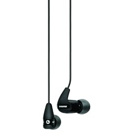 Shure Se210 Sound Isolating Earphones- Black