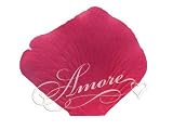 1000 Wedding Silk Rose Petals Guava Deep Pink