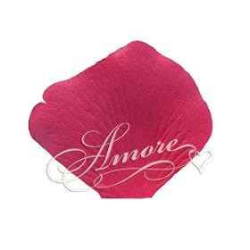 1000 Wedding Silk Rose Petals Guava Deep Pink