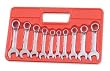 Stubby Combination Wrench Set, 10 to 19mm - 10 Pieces