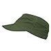 Big Size Cotton Fitted Military Cap - Olive (For Big Head)