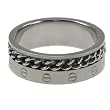 316L Stainless Steel Ring with Laser-Cut designs. Width: 8mm 316L Stainless Steel Ring with Laser-Cut designs. Width: 8mm