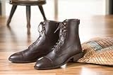 United Sportproducts Germany USG 33038 Elegant Stiefelette zum Schn&uuml;ren, Gr. 38, Leder braun