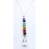 Chakra Gemstone Balancing Sterling Silver Necklace