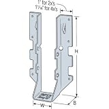 25 Pack Simpson Strong Tie LUS210Z 2x10 Light Double Shear Joist Hanger Z-Max Finish