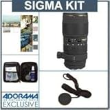 Sigma 70-200mm f/2.8 DG Macro HSM II Auto Focus Telephoto Zoom Lens Kit, fo ....