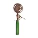 Stainless Steel Grips Ice Cream Scooper Green Handle - 3.25 oz.