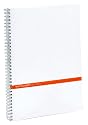 Whitelines Hard Wire A4 Squared Notebook: Supporting your ideas