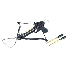 Click here to buy 80 Lbs Pistol Crossbow with Free Pack of Arrows New.