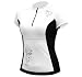 Berkner Damen Fahrradtrikot Funktionsshirt aus *Silver bion forte und Piqua Material* mit Reißverschluß "Blanca" ( Radtrikot, Fahrradshirt, Profiqualität, Radsport, Zip, Funktionsshirt,)