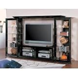 Entertainment Center - 4 Piece Set in Pearl Black - Coaster