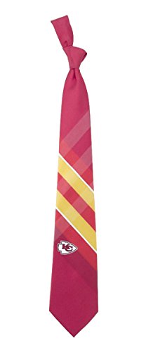 NFL Woven Poly Grid Necktie With Team Logo