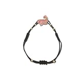 14K Pink Gold 0.06 ct. Diamond with 3/4 ct. Pink Sapphire Fish Bracelet