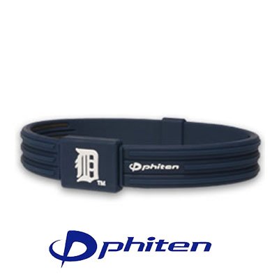Click here to buy Phiten Detroit Tigers MLB Titanium X30 Bracelet, 6.75 Inch by Phiten.