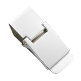 Matte Finish Silver Money Clip by Money Clip