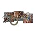 Abstract Metal Wall Art Sculpture Home Decor MTL Wood Wall Decor 36"w, 17"h