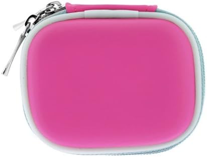 BIRUGEAR Hot Pink Bluetooth Headset Carrying Pouch Case for Plantronic M50, Discovery 975, 925, Voyager Pro+, Pro 220, 520, M20, Explorer 360, 390, 220, 233, 240, 510 m155, M100
