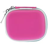 BIRUGEAR Hot Pink Bluetooth Headset Carrying Pouch Case for Plantronic M50, Discovery 975, 925, Voyager Pro+, Pro 220, 520, M20, Explorer 360, 390, 220, 233, 240, 510 m155, M100
