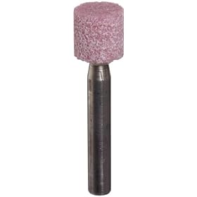 PFERD 33674 W185, Grit 46 - Medium, Aluminum Oxide Vitrified Mounted Point With 1/4" Shank