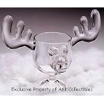 Christmas Vacation Eggnog Moose Mugs - Set of 2