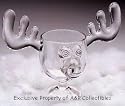 Christmas Eggnog Moose Mugs - Set of 2