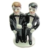 Gay Rainbow Sisters Gay Grooms Wedding Cake Topper