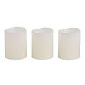 Battery Operated Scented Wax Votives - Ivory (3 pk)