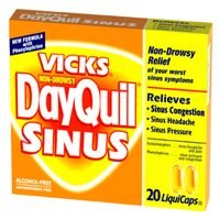 Vicks DayQuil Non-Drowsy Sinus Relief LiquiCaps - 20 ea