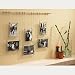 Umbra 306178-410 Trapeze Hanging Frame Holding Three 4 by 6-Inch Photos and Three 3-1 2 by 5-Inch Photos, Nickel