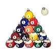 Miniature Pool Ball Ornament Set - Billiards > Accessories