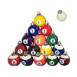 Miniature Pool Ball Ornament Set - Billiards > Accessories