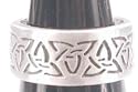 Celtic Trinity Engraving Silver Tone Pewter Toe Ring
