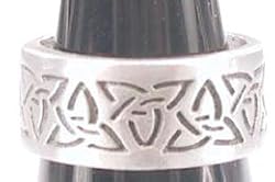 Celtic Trinity Engraving Pewter Toe Ring