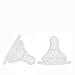 organicKidz Wide-Mouth Peristaltic Nipples, Medium-Flow, 2 Count