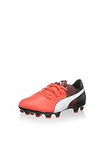 Puma Zapatillas de fútbol Evopower 3.3 Tricks Ag Jr (Rojo / Negro / Blanco)
