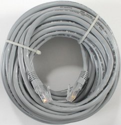 Belkin A3L791-S 50-Foot RJ45 CAT 5e Snagless Molded Patch Cable (Gray)