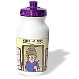 Rich Diesslins Famous People Places Books Cartoons - Helen of Troy - Water Bottles