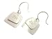 Double Dharma Tablet Earrings in Silver by Me & Ro