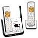 AT&T CL82209 DECT 6.0 Cordless Phone, Black/Silver, 2 Handsets