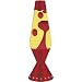 Lava Lite 5320 16.3-inch/52 oz. Designer Lava Lamp, Red Wax/Yellow Liquid/Red Base