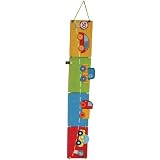 Car and Traffic Light Wooden Height Chart By AM Leg