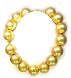 Vintage Large Gold Ball Necklace
